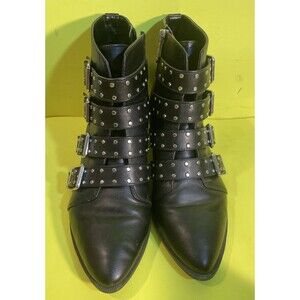 Circus by Sam Edelman Punk QuadBuckle Ankle Boots Size 8